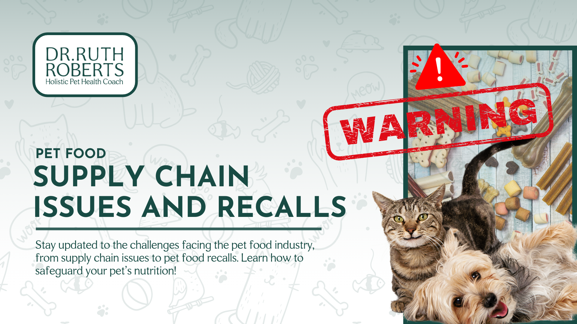 pet food recalls and pet food supply chain issues