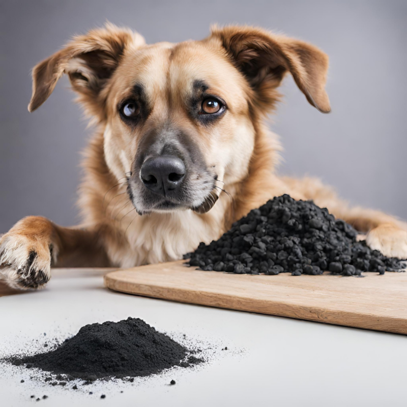 dog with activated charcoal